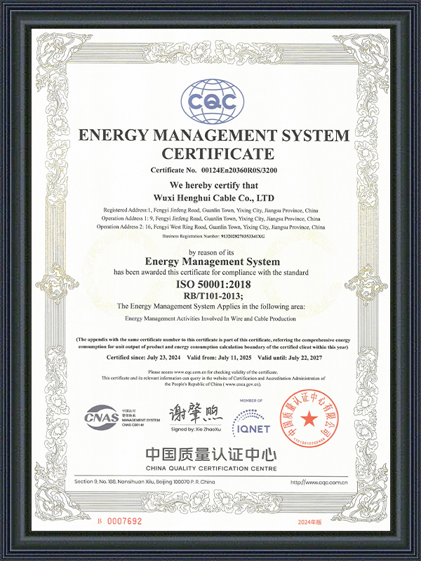 Certificat de sistem de management al energiei